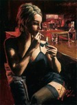 Fabian Perez Fabian Perez Monika at the Nightclub